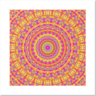 Vibrant Mandala Posters and Art